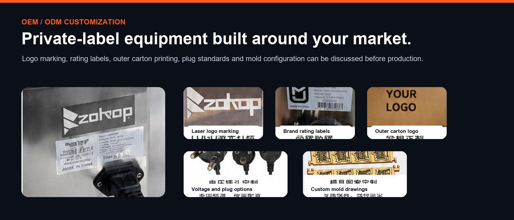 OEM and ODM customization process for commercial catering equipment