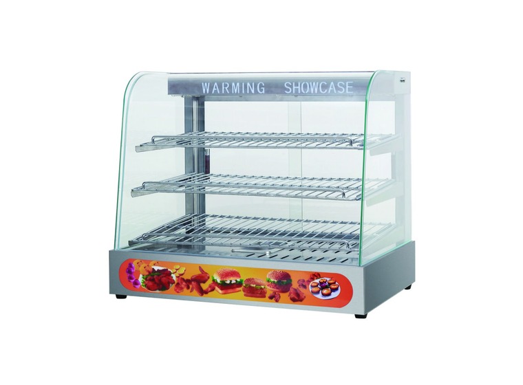 Food warmer showcase